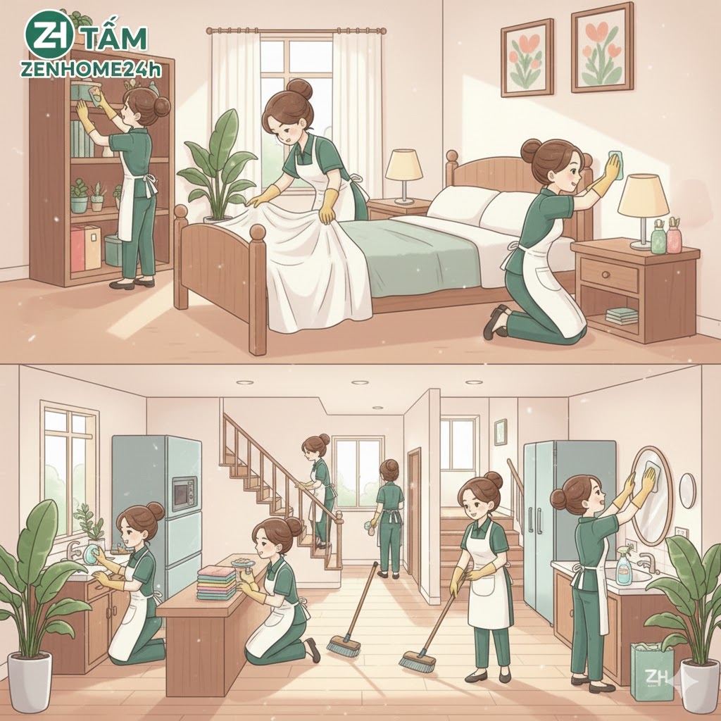 11 Mẹo dọn dẹp vệ sinh nhà cửa sạch nhanh, tiết kiệm thời gian